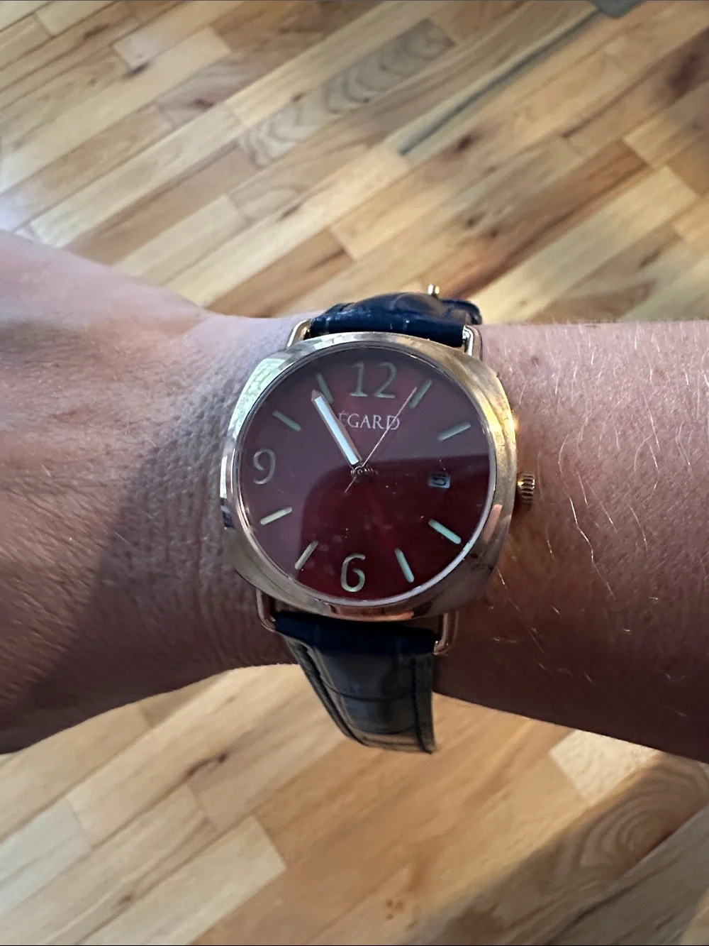 N/A blue leather